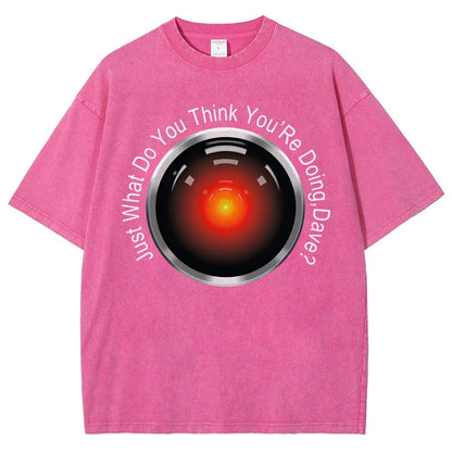 HAL-What Do You Think You’Re Doing,Dave? Vintage Distressed T-shirt