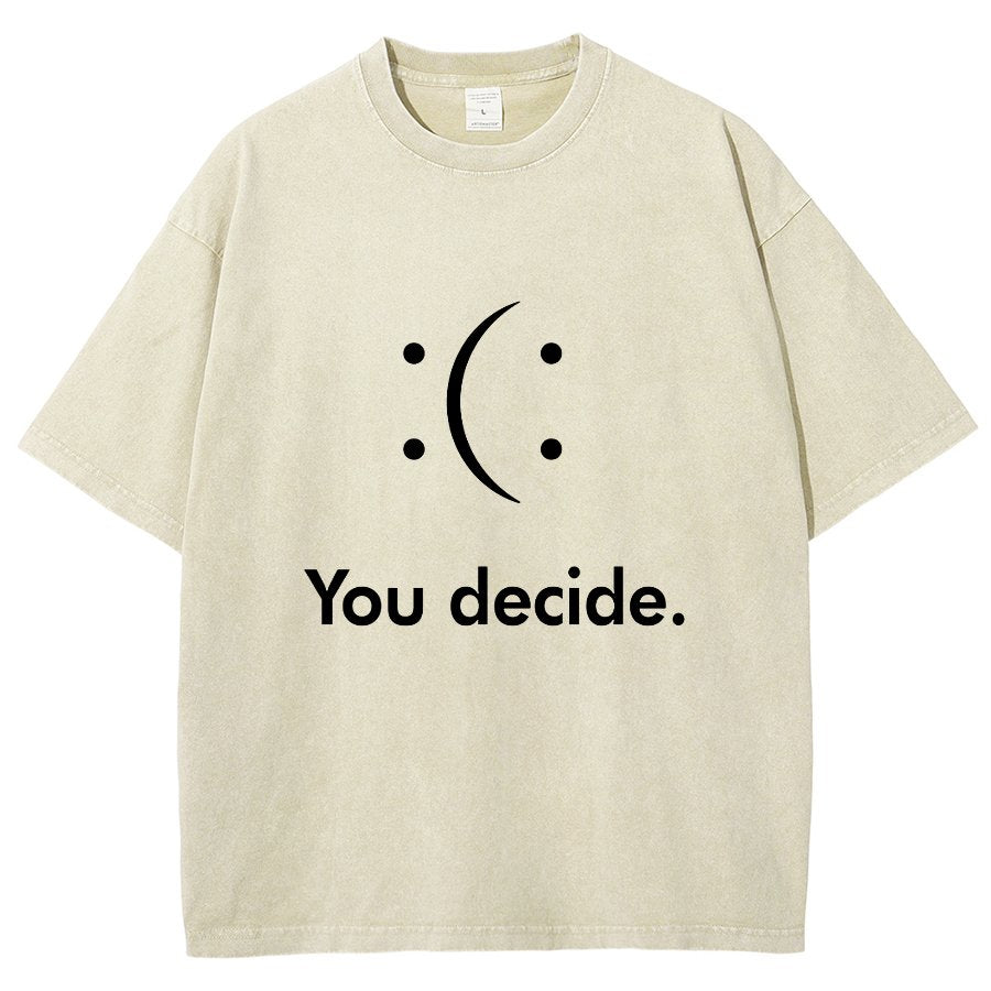 You Decide Vintage Distressed T-shirt