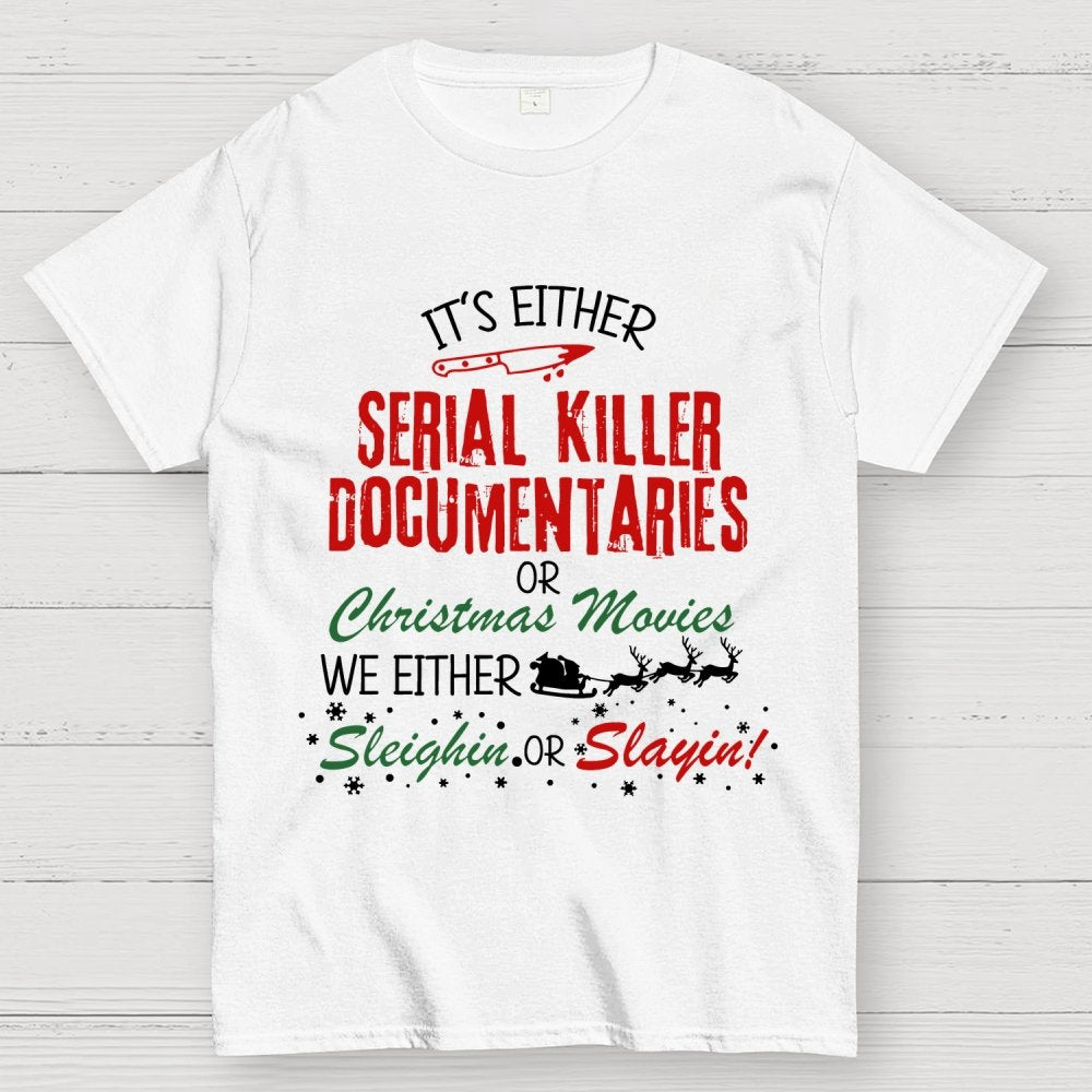 Horror Christmas Funny Christmas Geek T-Shirt