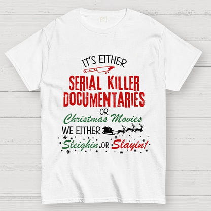 Horror Christmas Funny Christmas Geek T-Shirt