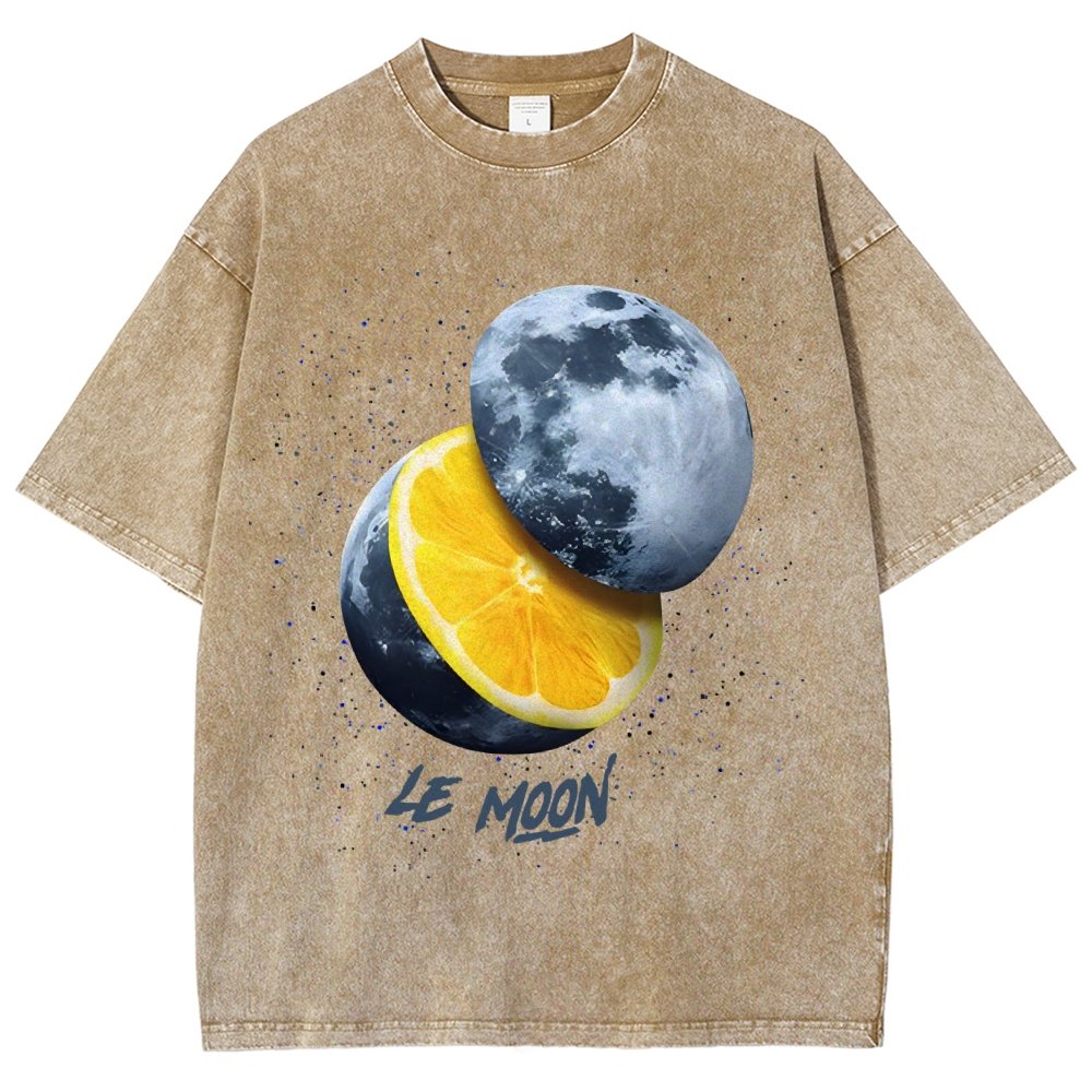 Le Moon - Lemon Moon Vintage Distressed T-shirt