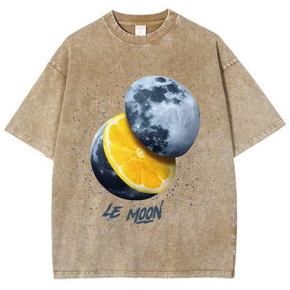 Le Moon - Lemon Moon Vintage Distressed T-shirt