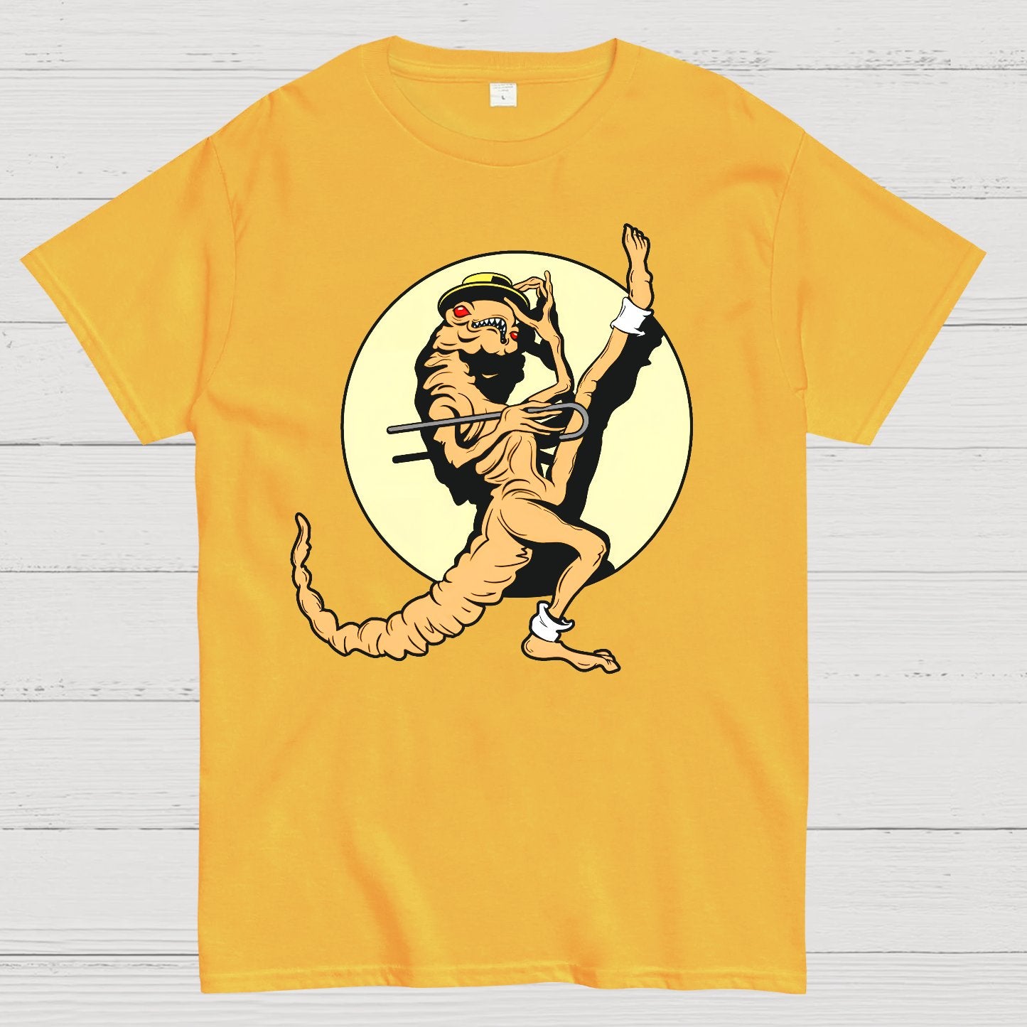 Space Creature Funny Magnet Geek T-Shirt