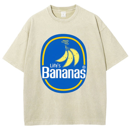 Life's Bananas Vintage Distressed T-shirt