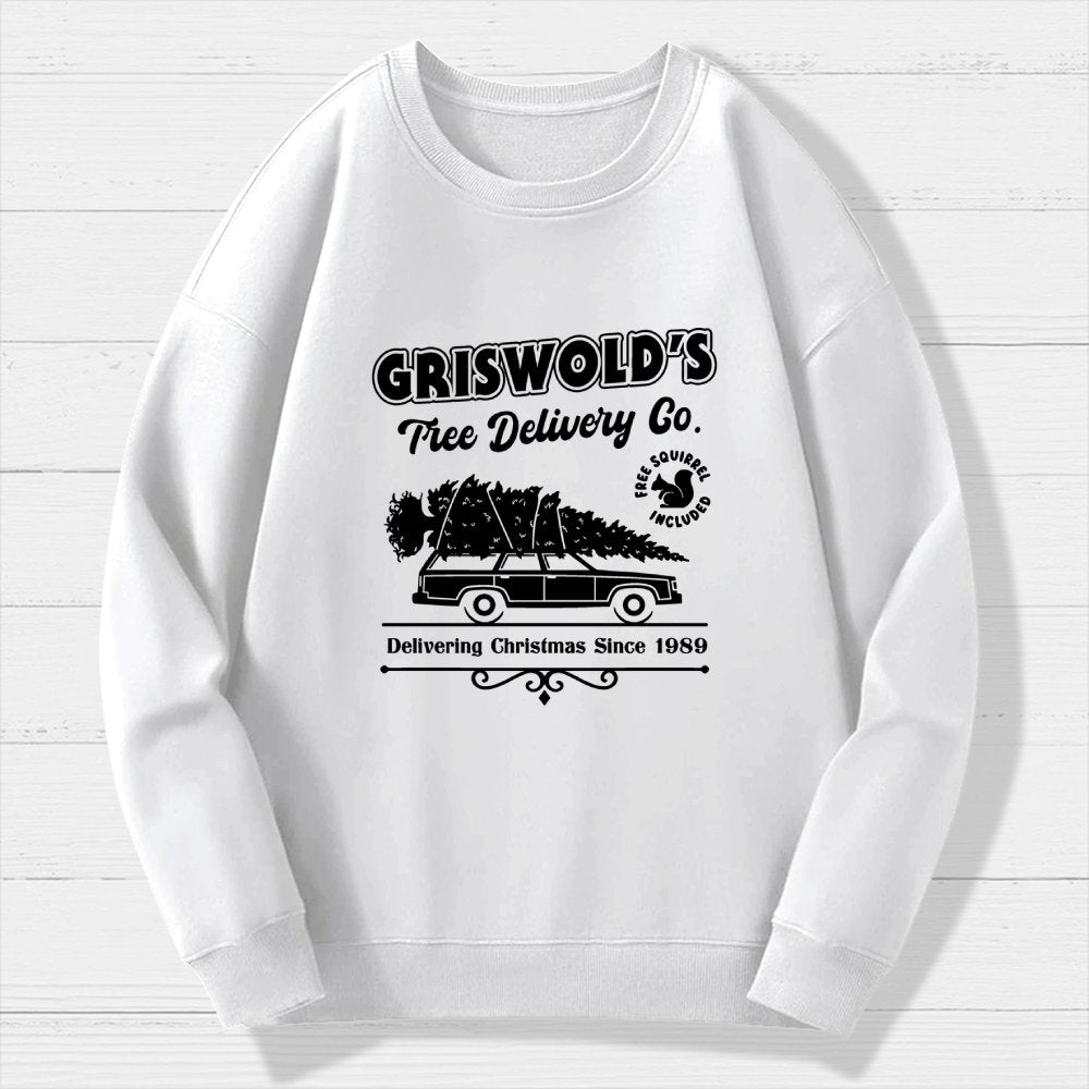 Holiday Tree Delivery Geek Cotton Sweatshirt