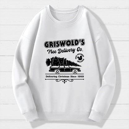 Holiday Tree Delivery Geek Cotton Sweatshirt