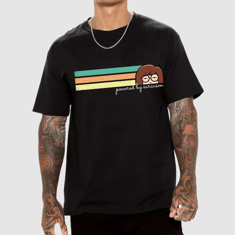 Power By Sarcasm Geek T-Shirt