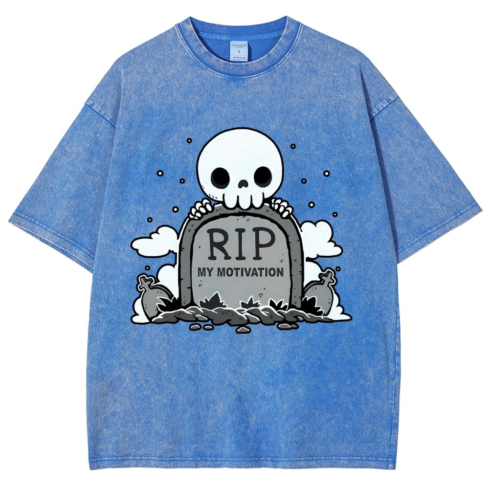 Rip My Motivation Vintage Distressed T-shirt