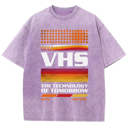 VHS Tech Vintage Distressed T-shirt
