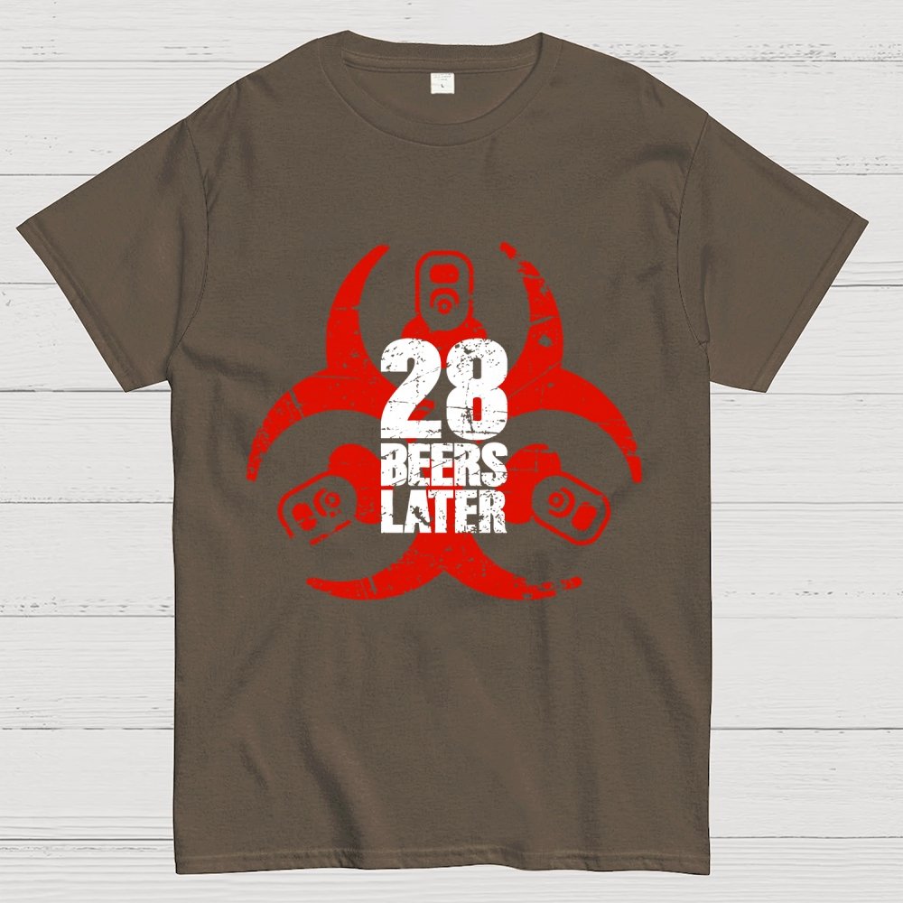 28 beers later Geek T-Shirt