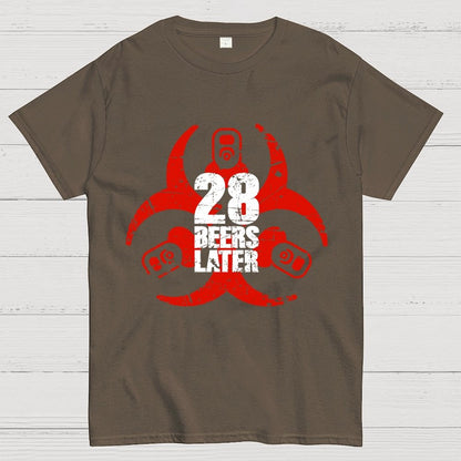 28 beers later Geek T-Shirt