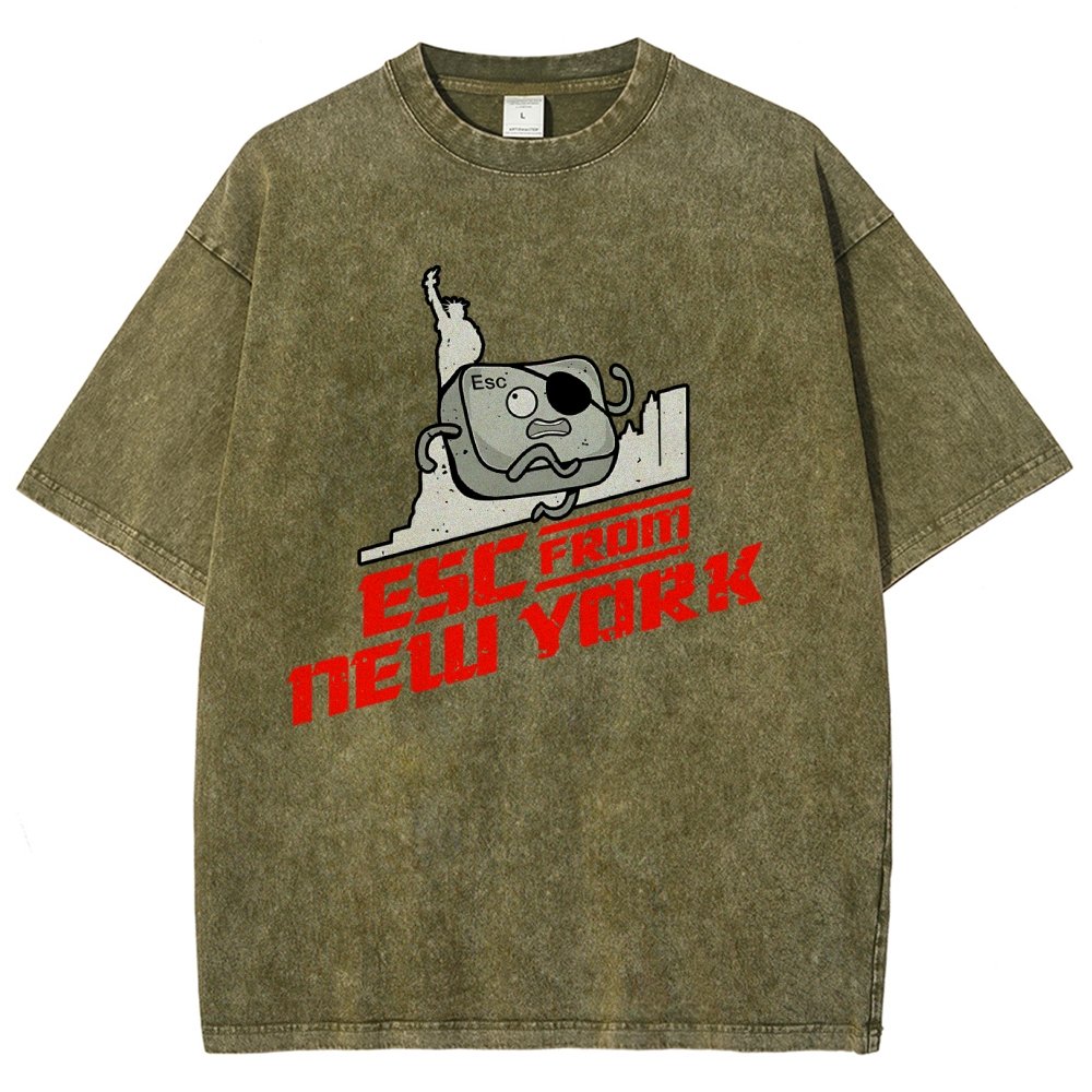Esc from New Town Vintage Distressed T-shirt