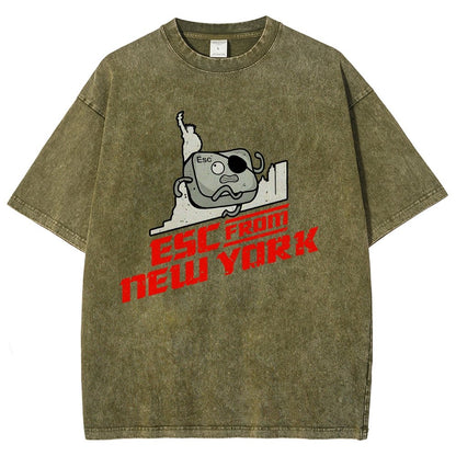 Esc from New Town Vintage Distressed T-shirt
