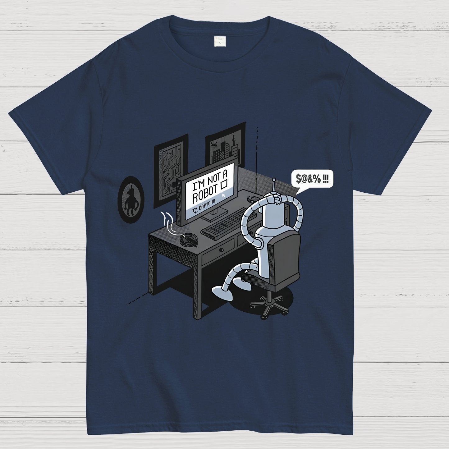I'm Not A Robot Geek T-Shirt