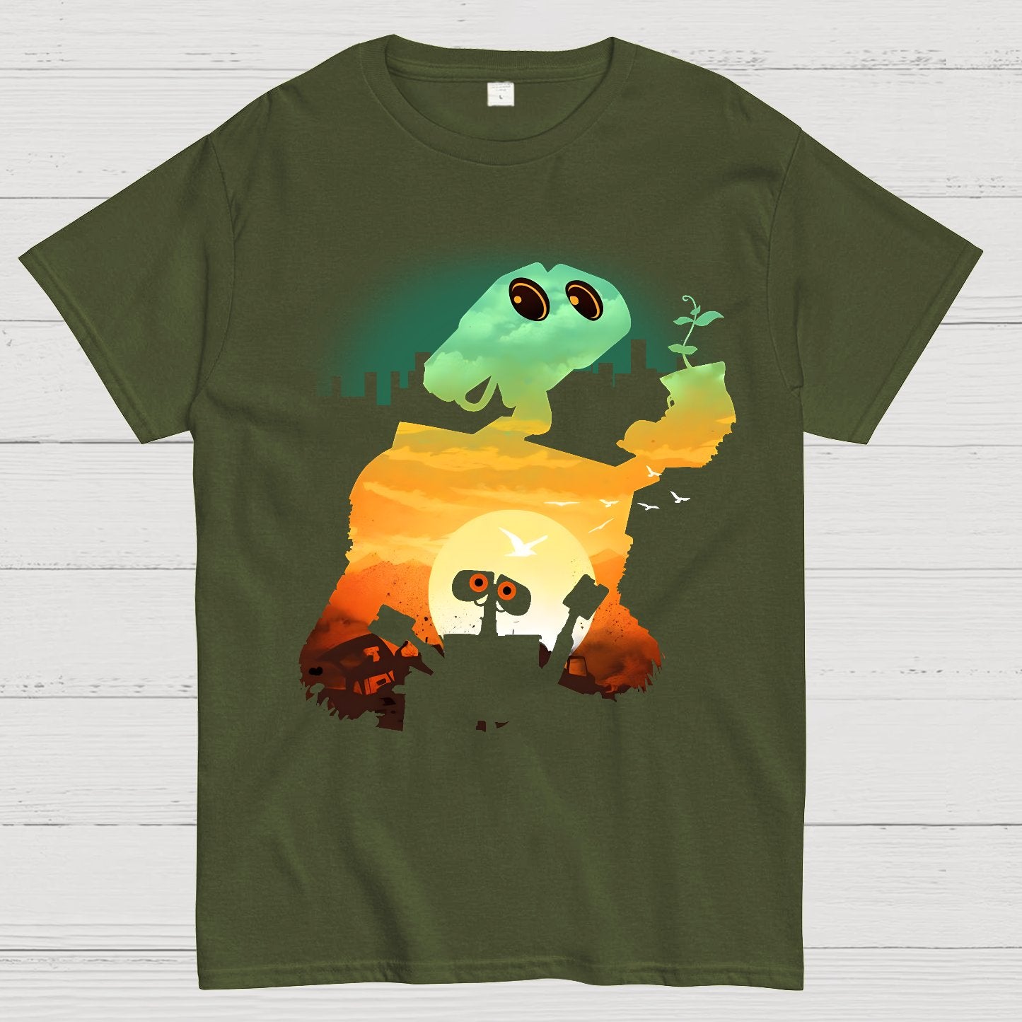 Wasteland Sunset Geek T-Shirt