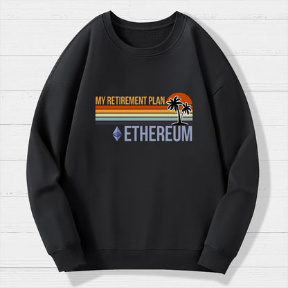 ETH Retirement Plan Geek Cotton Sweatshirt