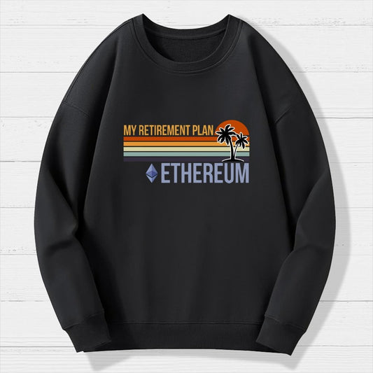 ETH Retirement Plan Geek Cotton Sweatshirt