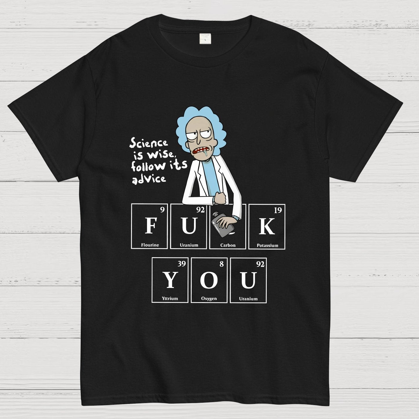 Science Is Wise Follow It's Advice Geeky T-Shirt