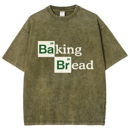 Baking Bread Vintage Distressed T-shirt