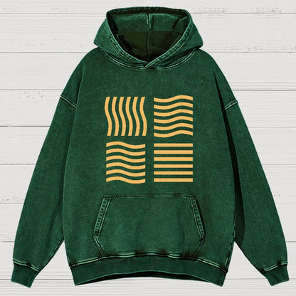 Elemental Stones Geeky Vintage Distressed Hoodie