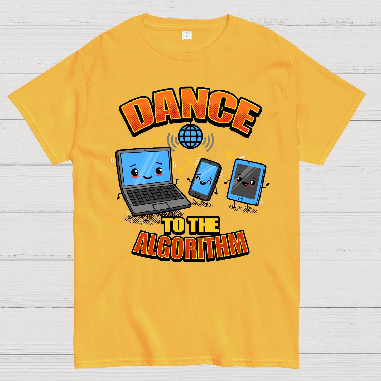 Dance To The Algorithm Funny Techie Meme Geek T-Shirt