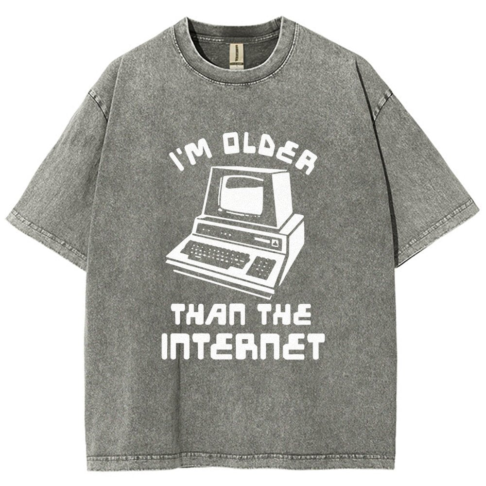 I Am Older Than The Internet Vintage Distressed T-shirt