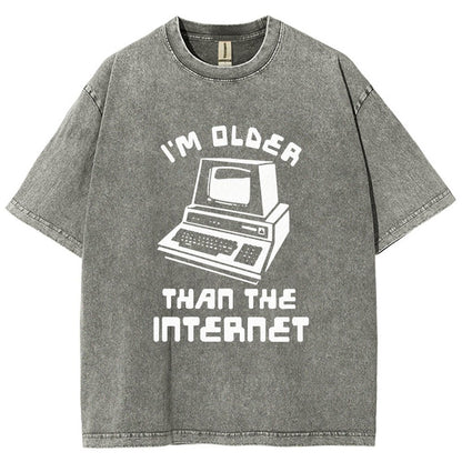 I Am Older Than The Internet Vintage Distressed T-shirt