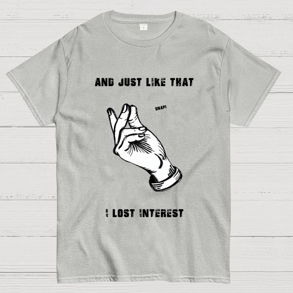 I Lost Interest Geek T-Shirt