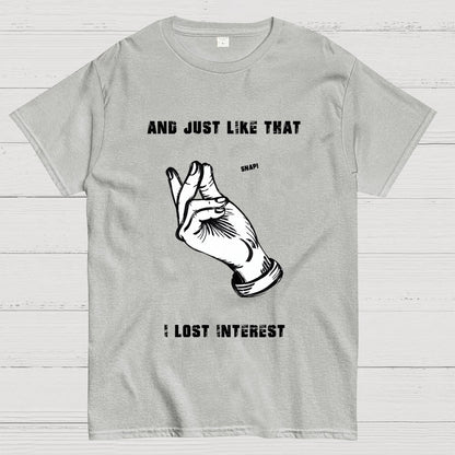 I Lost Interest Geek T-Shirt