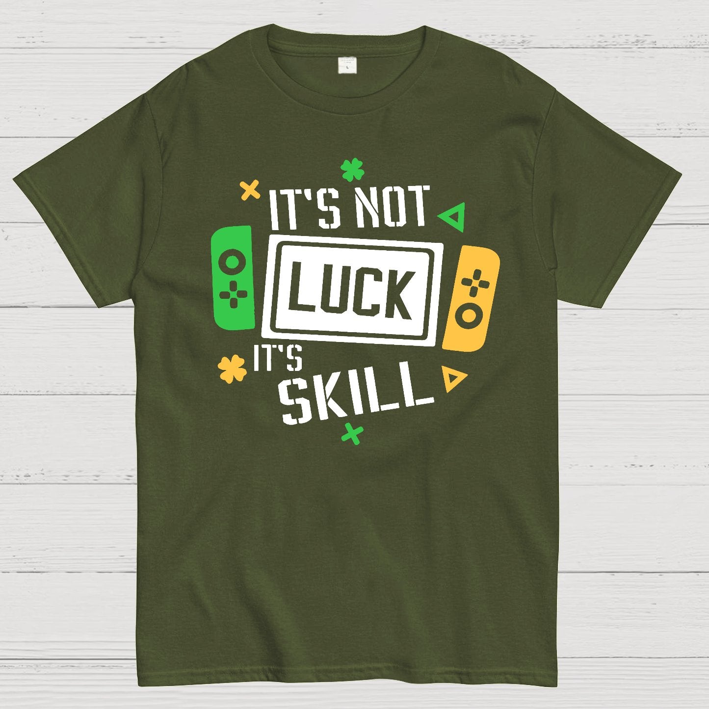 It's Not Luck It's Skill.St. Patrick's Day Geek T-Shirt