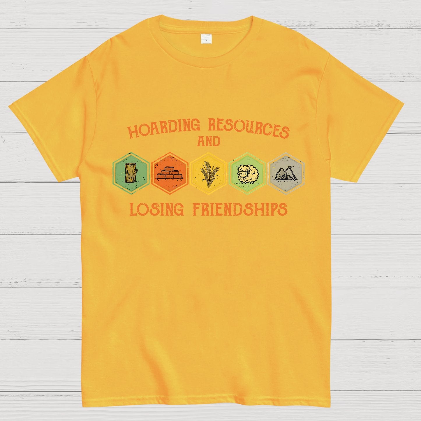 Hoarding Resources And Losing Friends Geek T-Shirt