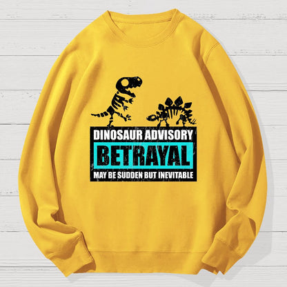 Betrayal Warning Geek Cotton Sweatshirt