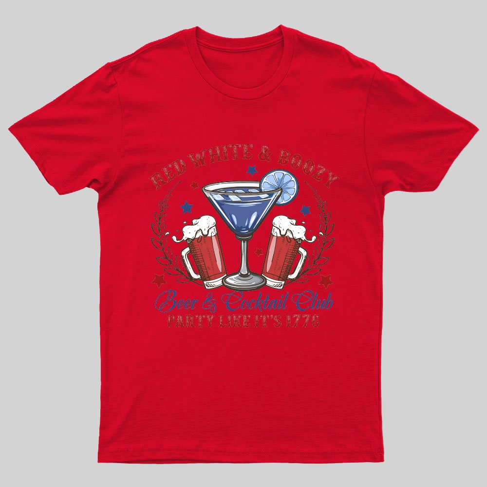 4th of July Social Club  America Nerdy T-Shirt