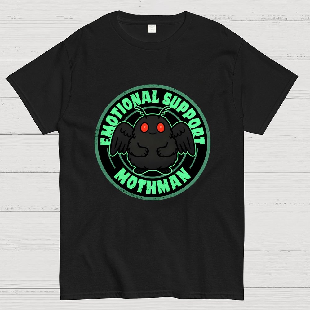 Emotional Support Mothman Geek T-Shirt