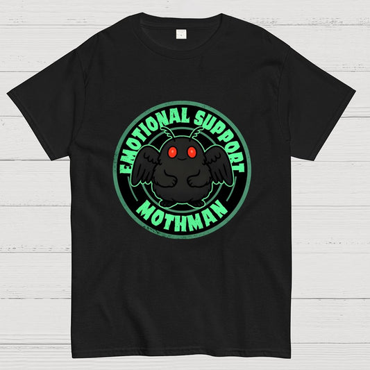 Emotional Support Mothman Geek T-Shirt