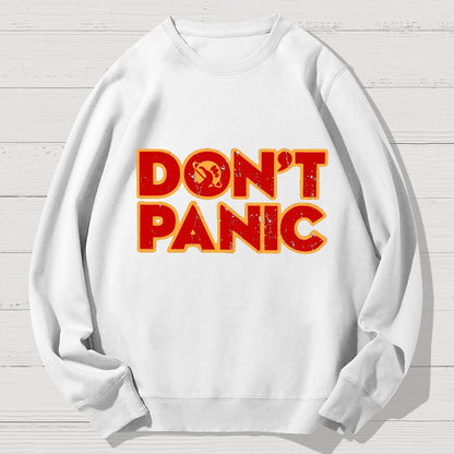 Dont Panic Geek Cotton Sweatshirt