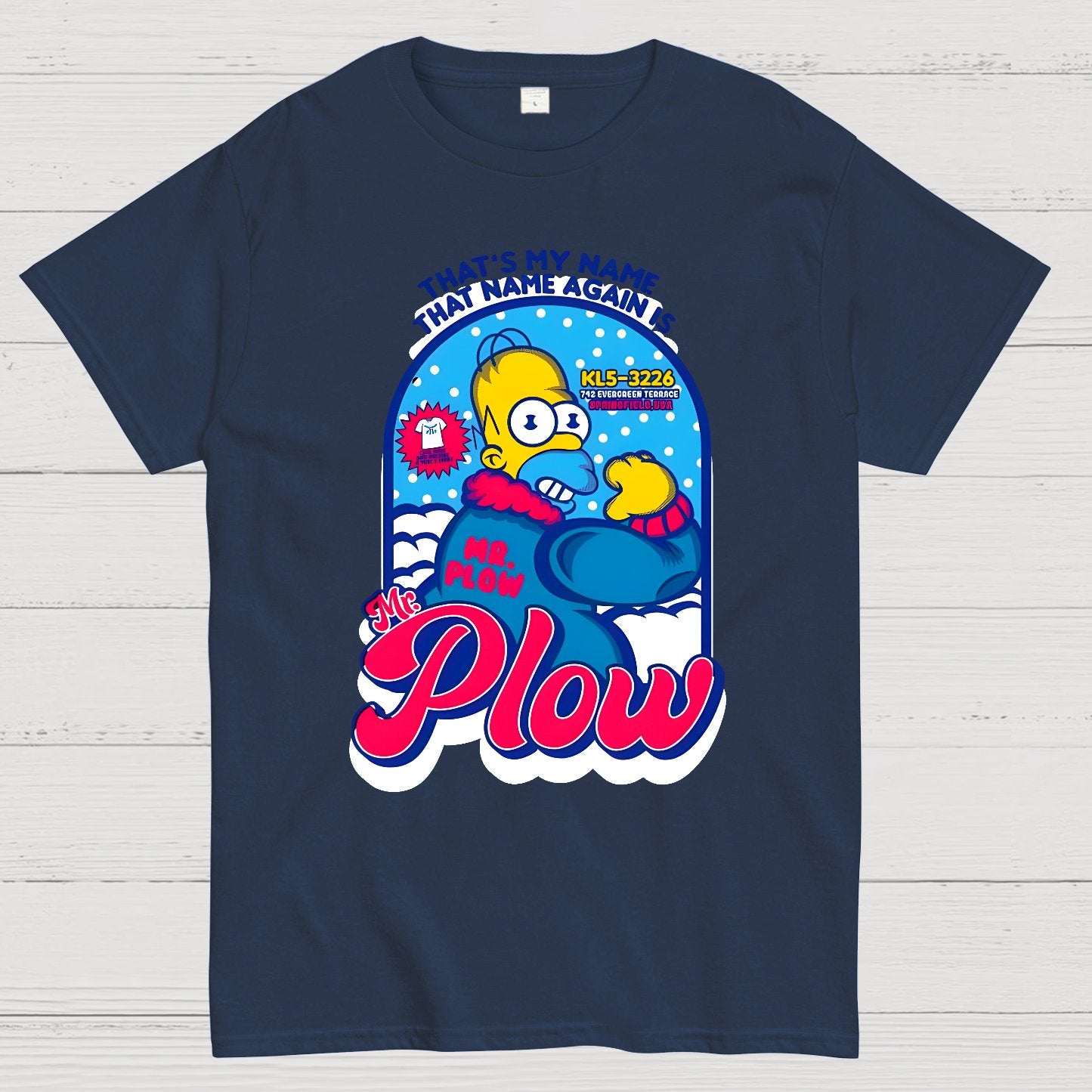 Mr. Snowplow Geek T-Shirt