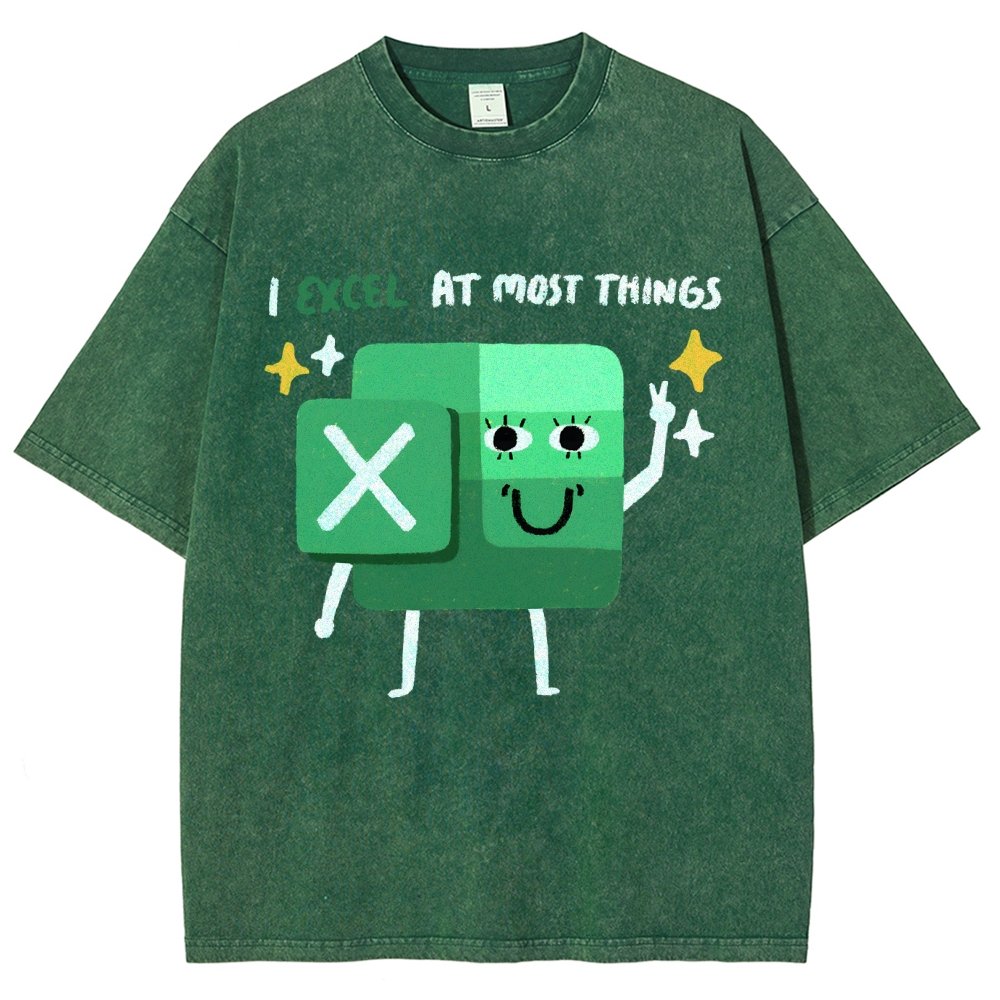 I Excel At Most Things Vintage Distressed T-shirt