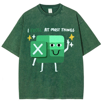 I Excel At Most Things Vintage Distressed T-shirt
