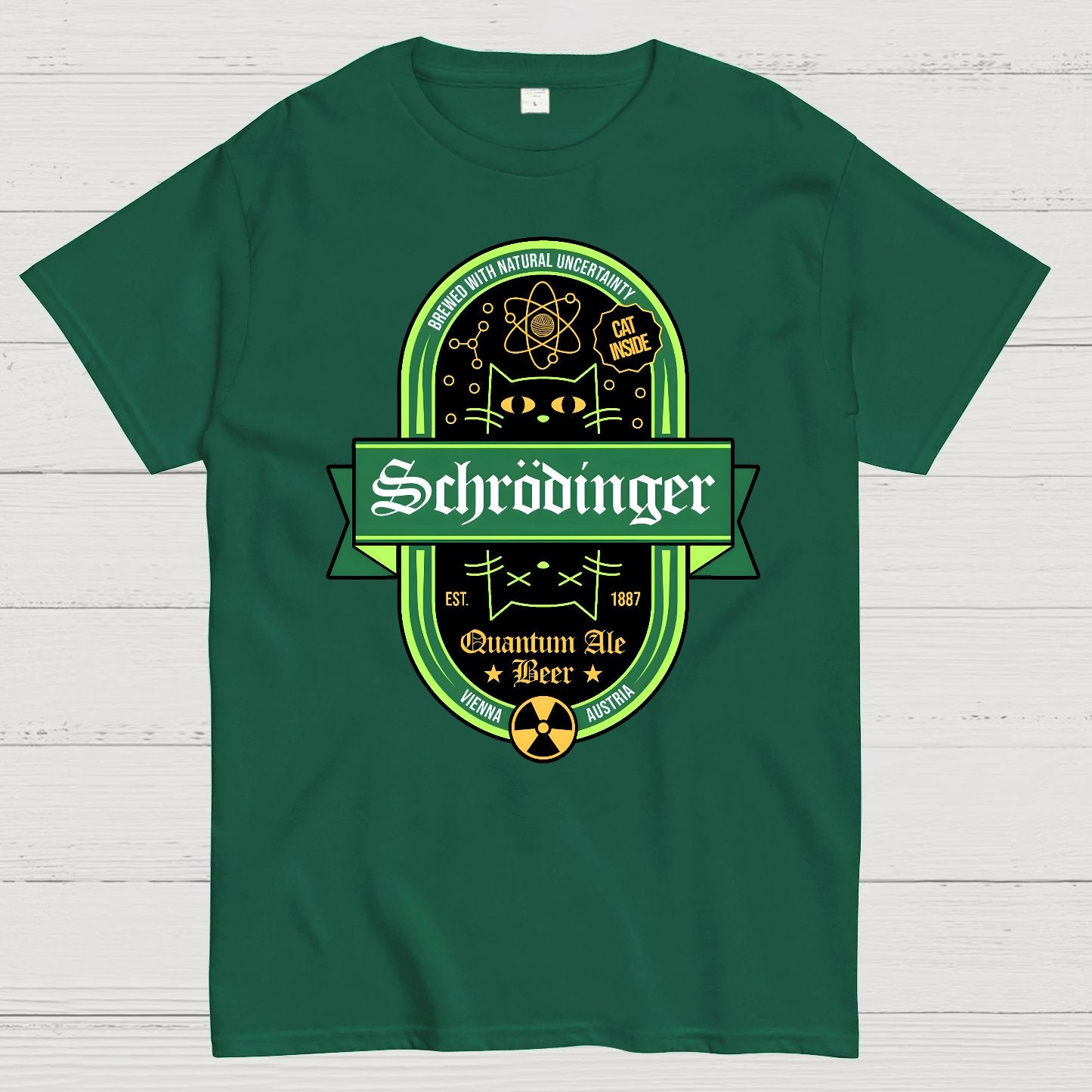 Schrodinger Quantum Ale Beer Geek T-Shirt