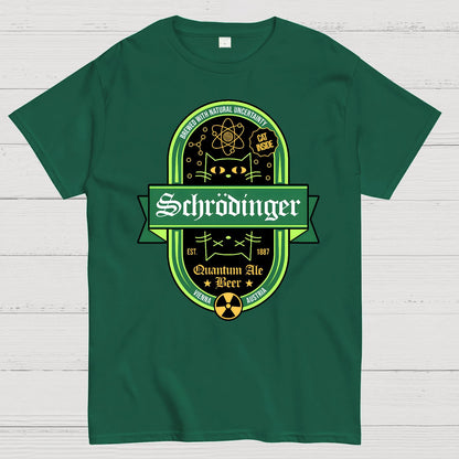 Schrodinger Quantum Ale Beer Geek T-Shirt