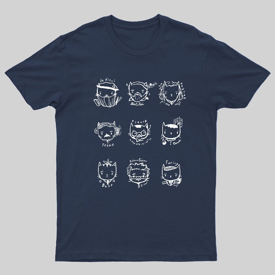 Mad Science Cats Geeky T-Shirt