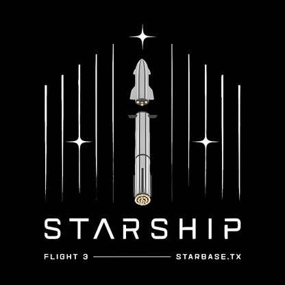 Starship Flight 3 Nerdy T-Shirt