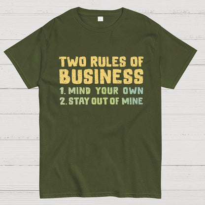 Two Rules of Business Geek T-Shirt