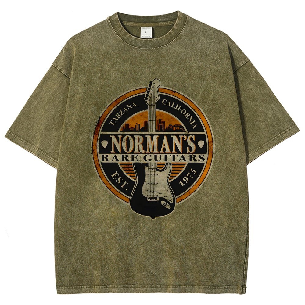 Norman S Rare Guitars Essential Vintage Distressed T-shirt