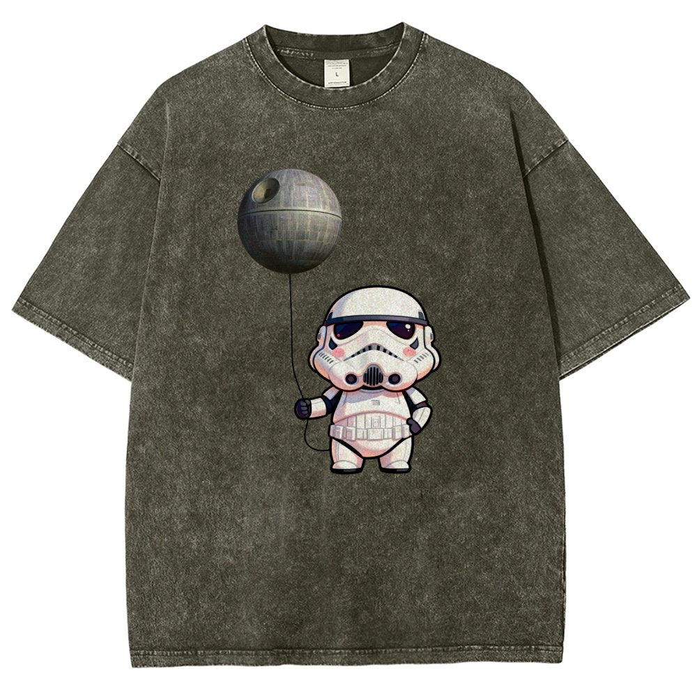 Soldiers playing with balloons Vintage Distressed T-shirt