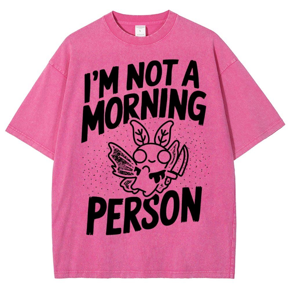 Not a Morning Bug Vintage Distressed T-shirt