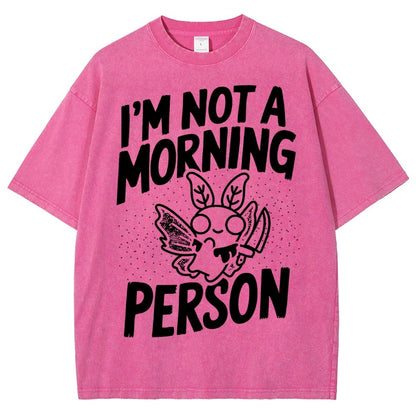 Not a Morning Bug Vintage Distressed T-shirt