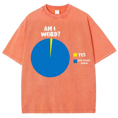 Yes But In Blue Vintage Distressed T-shirt