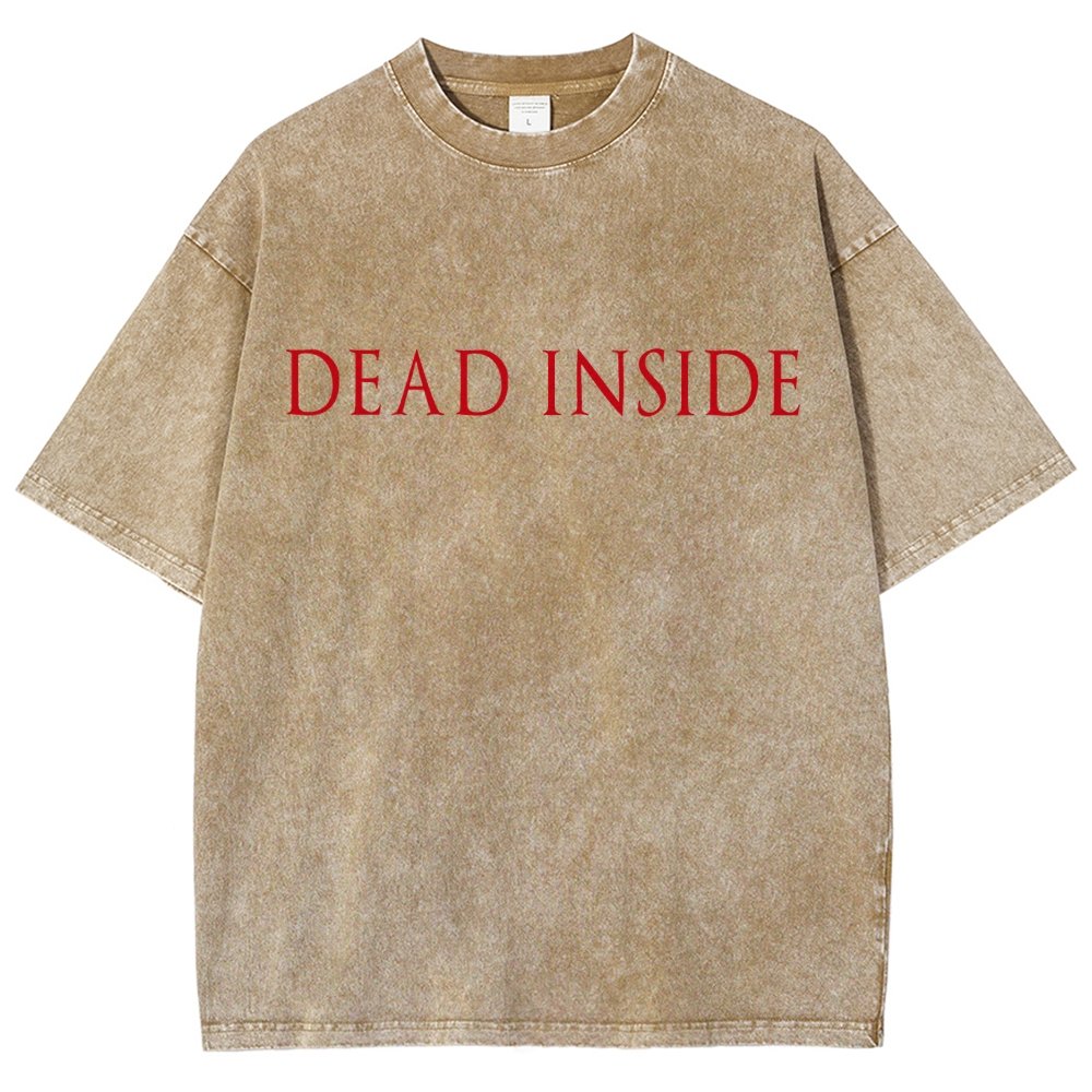 Dead Inside Vintage Distressed T-shirt